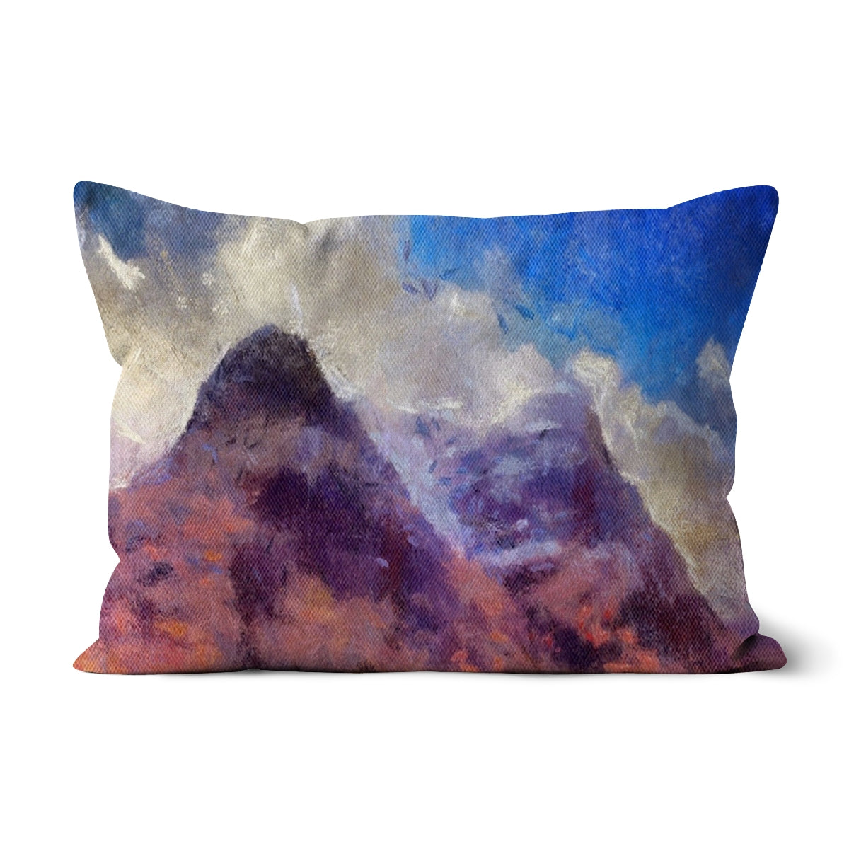 Glencoe Art Gifts Cushion-Cushions-Glencoe Art Gallery-Faux Suede-19"x13"-Paintings, Prints, Homeware, Art Gifts From Scotland By Scottish Artist Kevin Hunter
