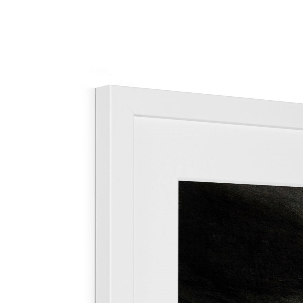 White modern Glencoe Cottage Moonlight fireplace mantel