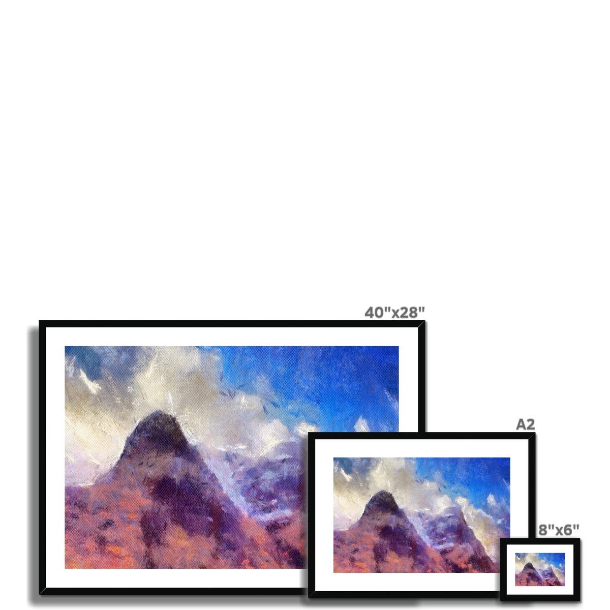 Glencoe Painting | Framed &amp; Mounted Prints From Scotland