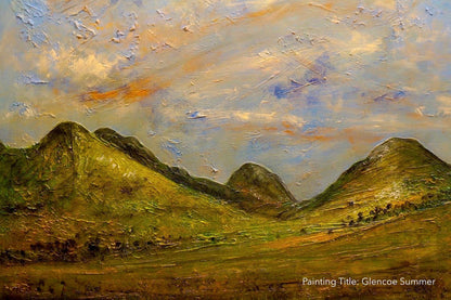 Glencoe Landscape Canvas Art Prints From Scotland-Glencoe Art Gallery