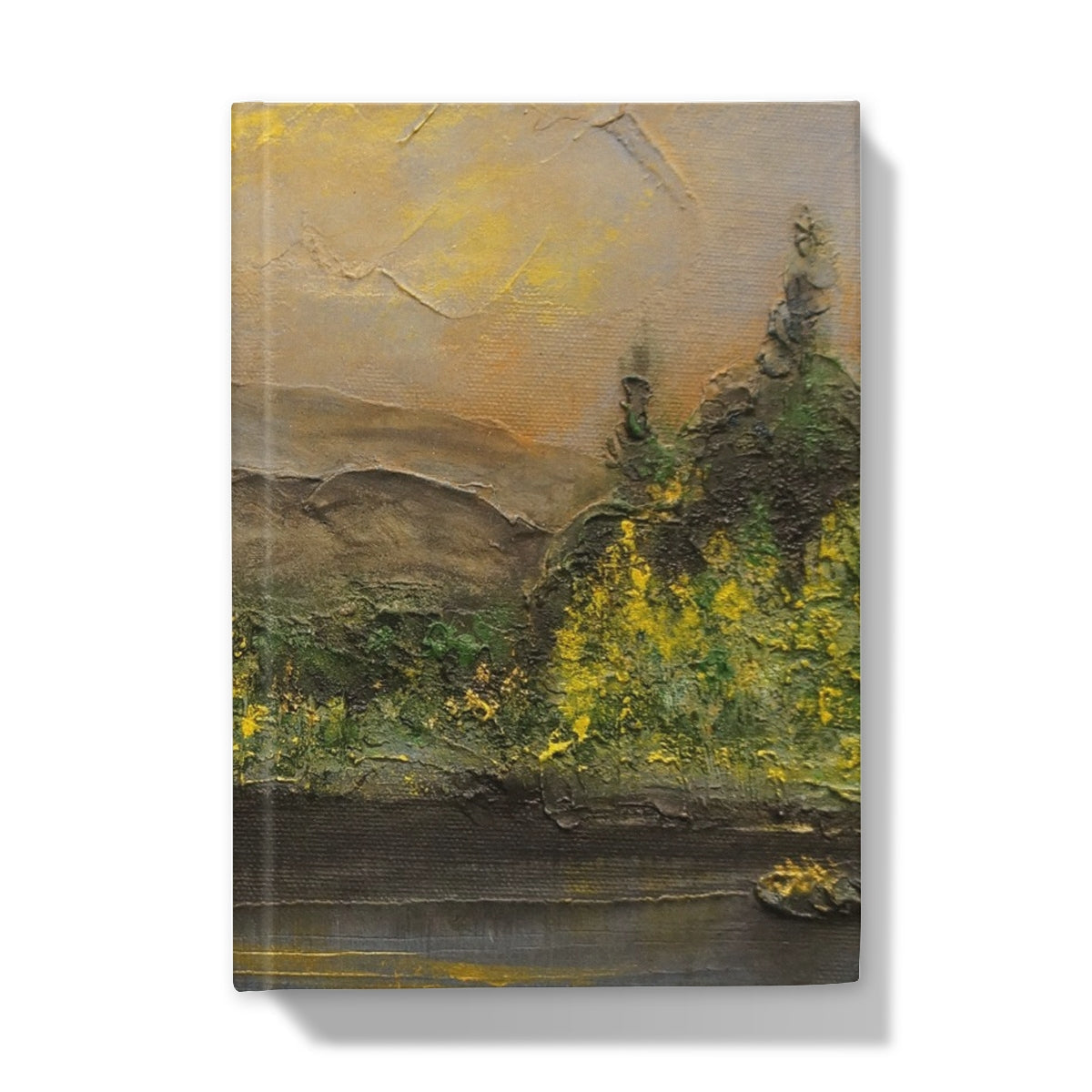 Serene Glencoe Lochan landscape journal cover art