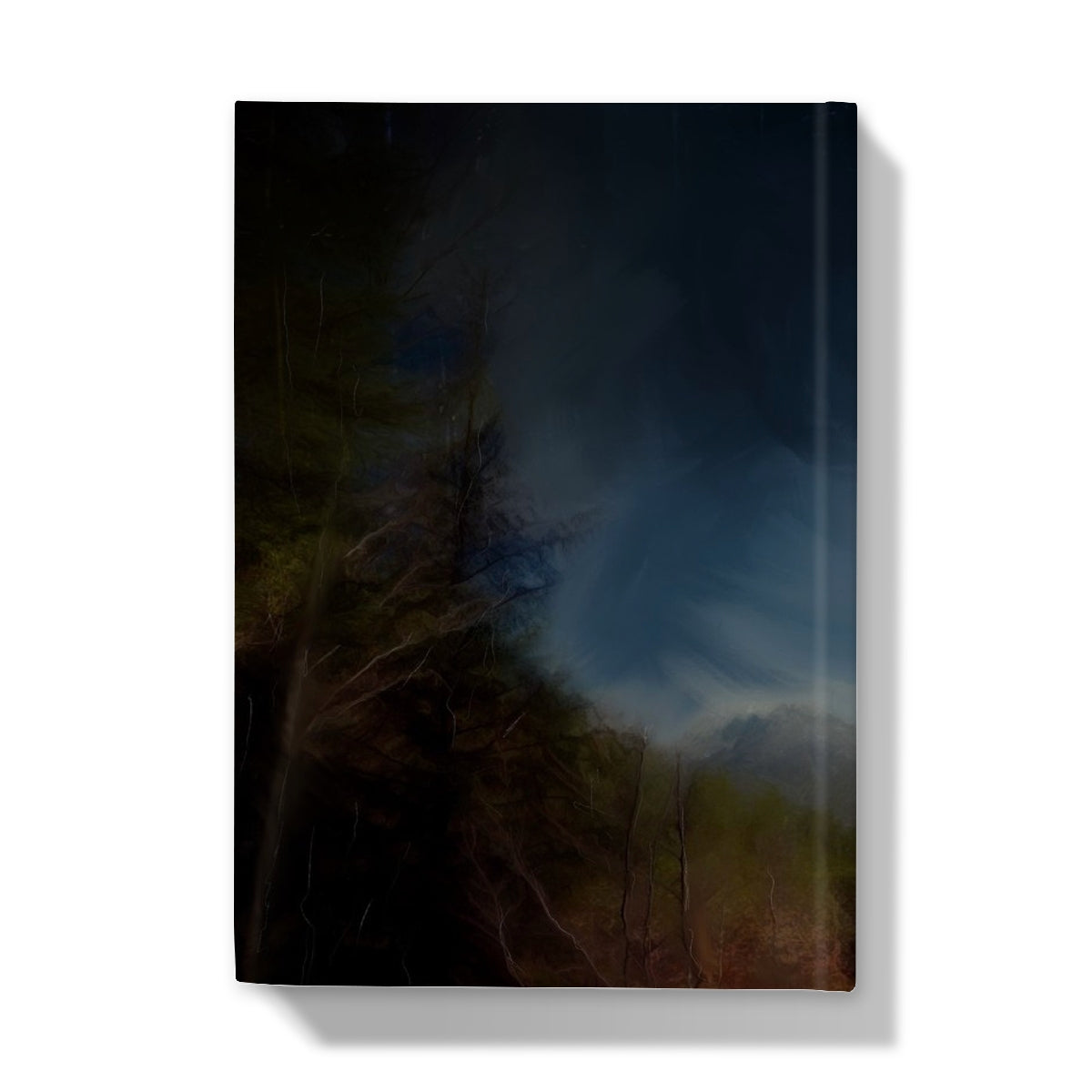Glencoe Lochan Moonlight Art Gifts Hardback Journal-Journals & Notebooks-Scottish Lochs & Mountains Art Gallery-Paintings, Prints, Homeware, Art Gifts From Scotland By Scottish Artist Kevin Hunter