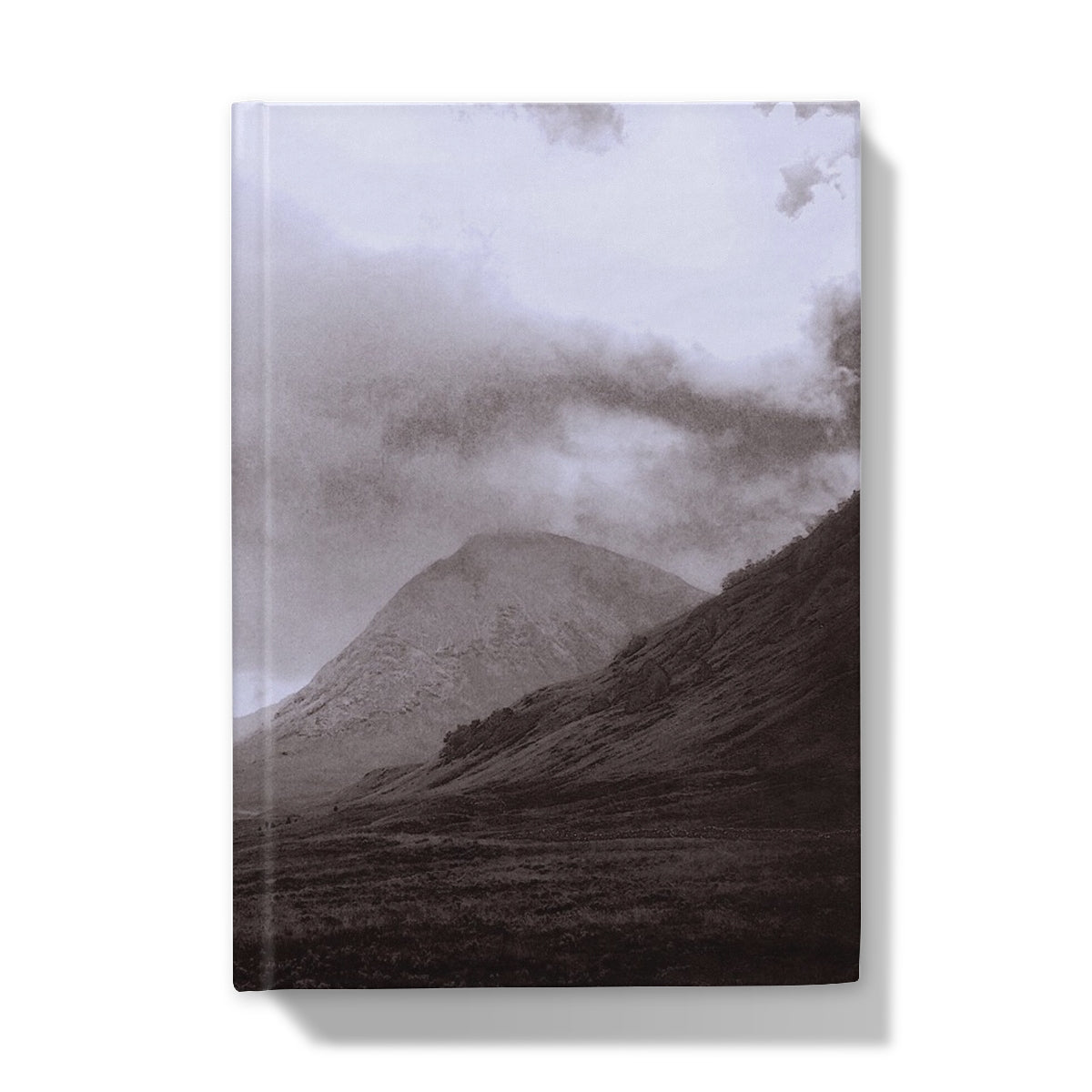 Glencoe Mist Art Gifts Hardback Journal-Journals & Notebooks-Glencoe Art Gallery-A5-Lined-Paintings, Prints, Homeware, Art Gifts From Scotland By Scottish Artist Kevin Hunter