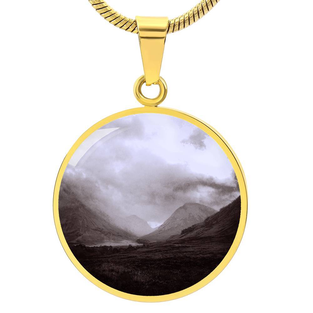 Glencoe Mist | Scottish Art Jewelry | Luxury Designer Necklace