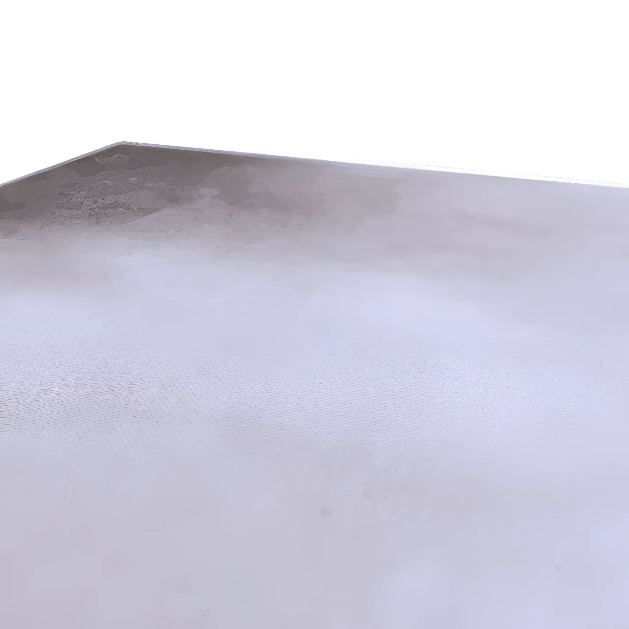 Smooth light-colored metal sheet from Glencoe Mist Statement Interior Wall Art Scotland