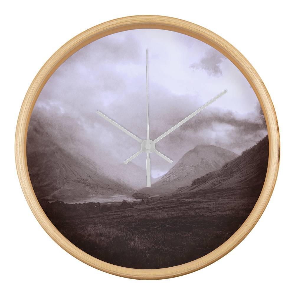 Glencoe Mist | Wall Art Clock | Scotland