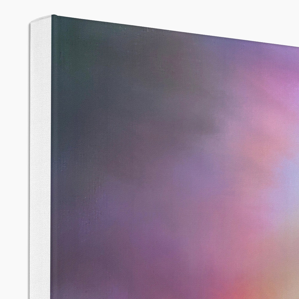 Glencoe Sunset: Purple and Pink Abstract Canvas Art Print