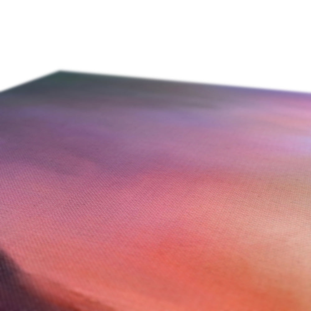 Pastel rainbow cube coasters with matte finish and vibrant Glencoe Sunset colors