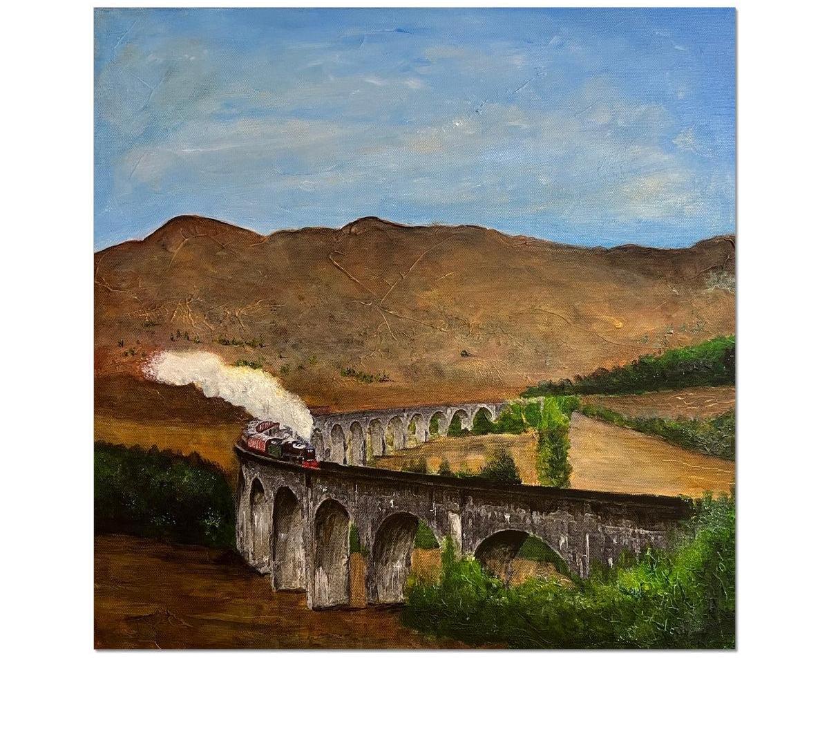 Glenfinnan Viaduct-art-painting-scotland