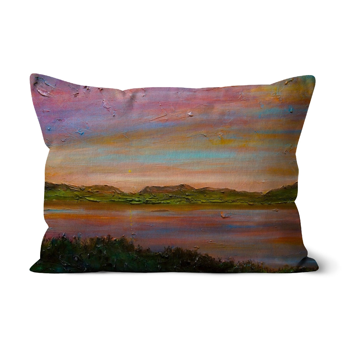 Gourock Golf Club Sunset Art Gifts Cushion