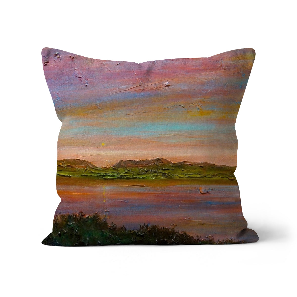 Gourock Golf Club Sunset Art Gifts Cushion