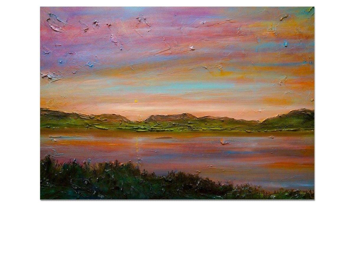 Gourock Golf Club Sunset Art Prints from my River Clyde Art Gallery Collection