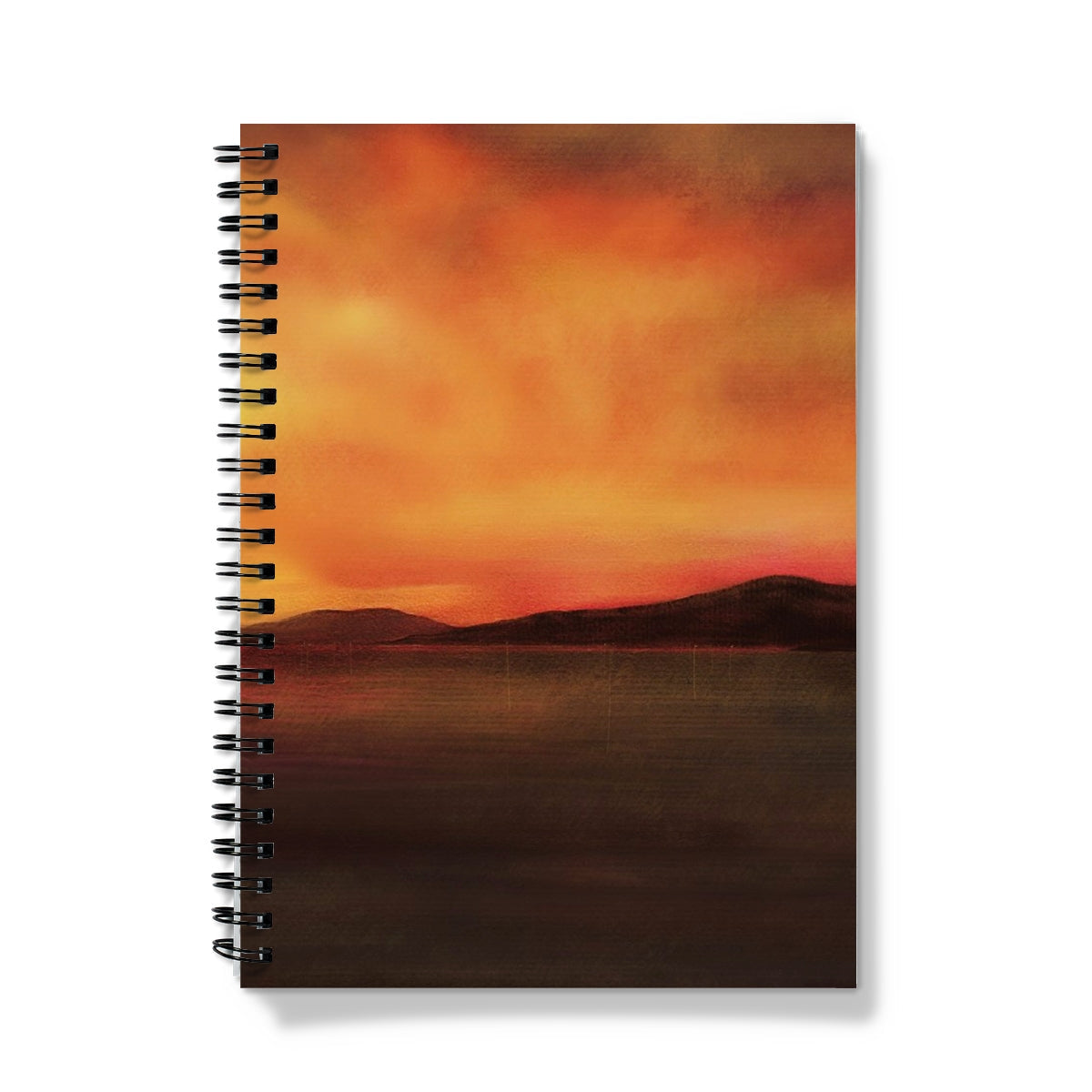 Harris Sunset Notebook with sunset landscape cover