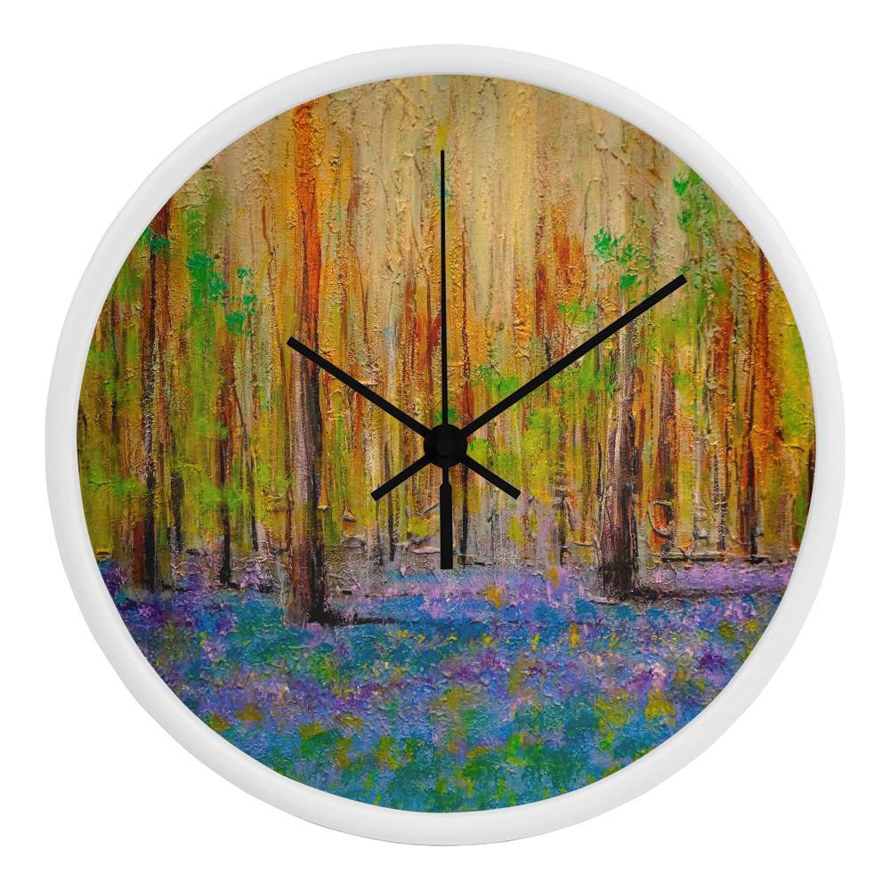 Highland Bluebells | Wall Art Clock | Scotland