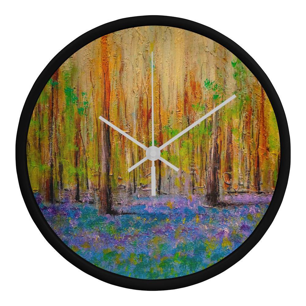 Highland Bluebells | Wall Art Clock | Scotland