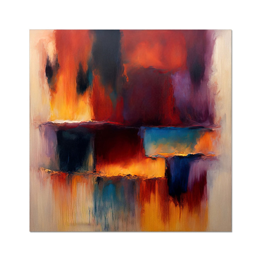 Horizon Dawn Abstract Painting | Art By Koan | Fine Art Print
