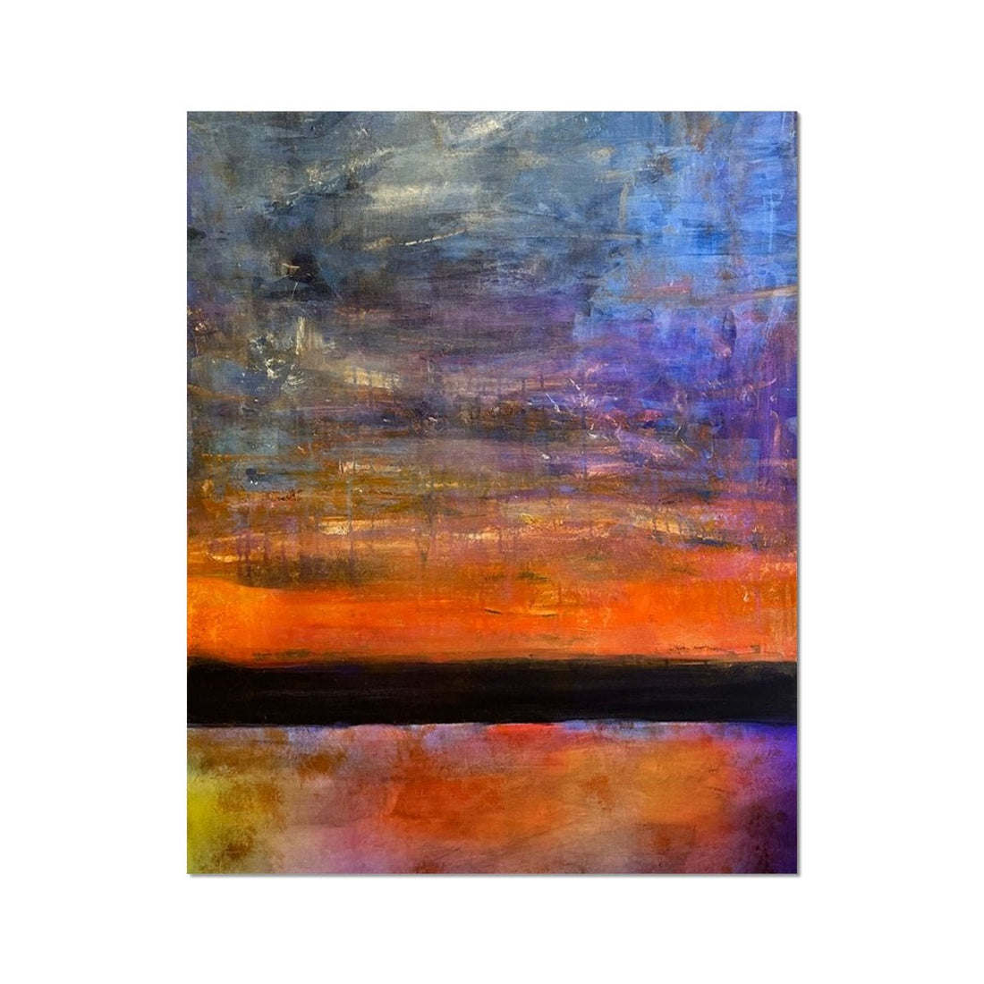 Horizon Dreams Abstract Painting | Artist Proof Collector Print | Paintings from Scotland by Scottish Artist Hunter