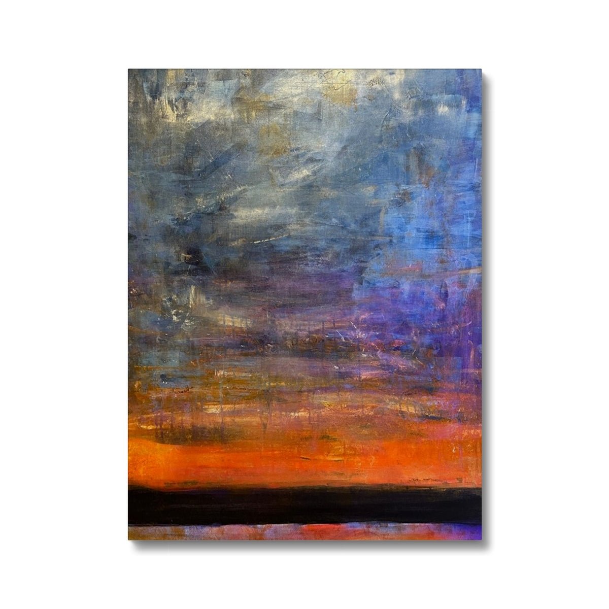 Horizon Dreams Abstract Painting | Canvas From Scotland-Contemporary Stretched Canvas Prints-Abstract & Impressionistic Art Gallery-18"x24"-Paintings, Prints, Homeware, Art Gifts From Scotland By Scottish Artist Kevin Hunter