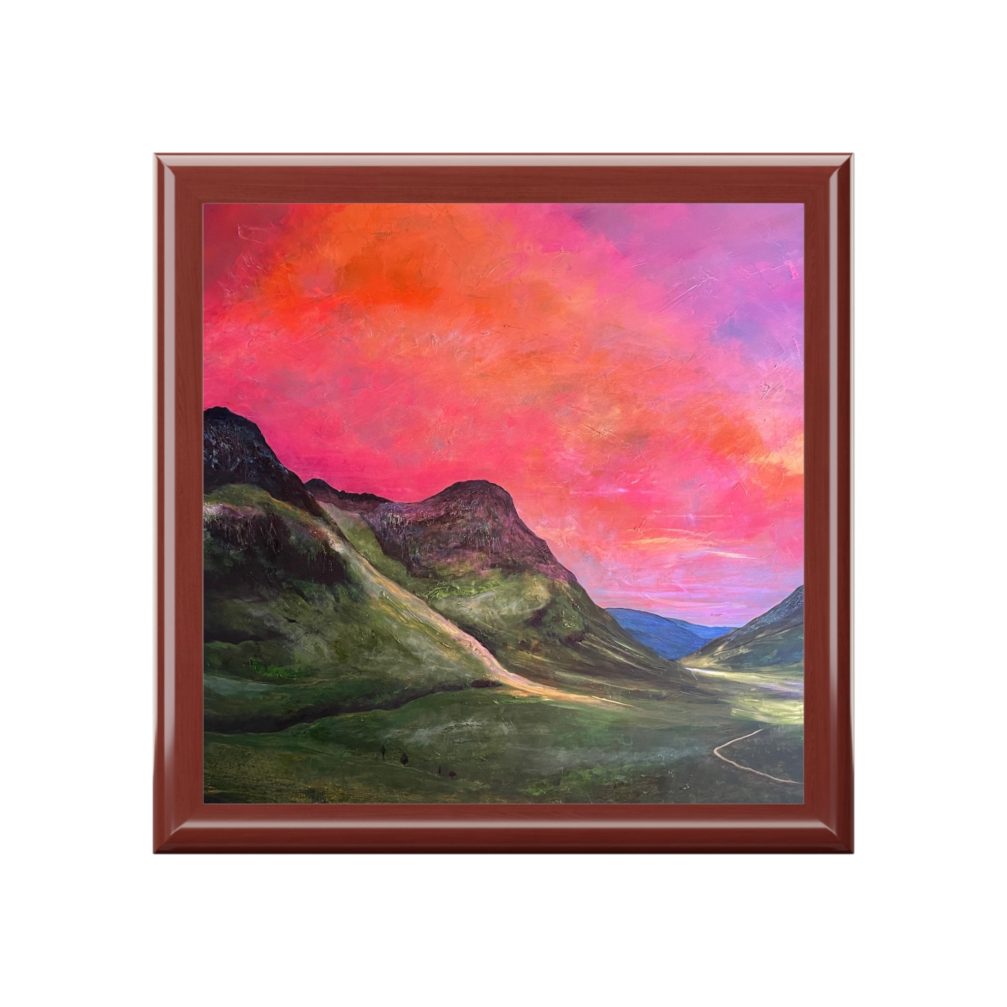 Into The Glencoe Dusk | Jewellery Box | Scotland - Art Gallery - Free Shipping Worldwide