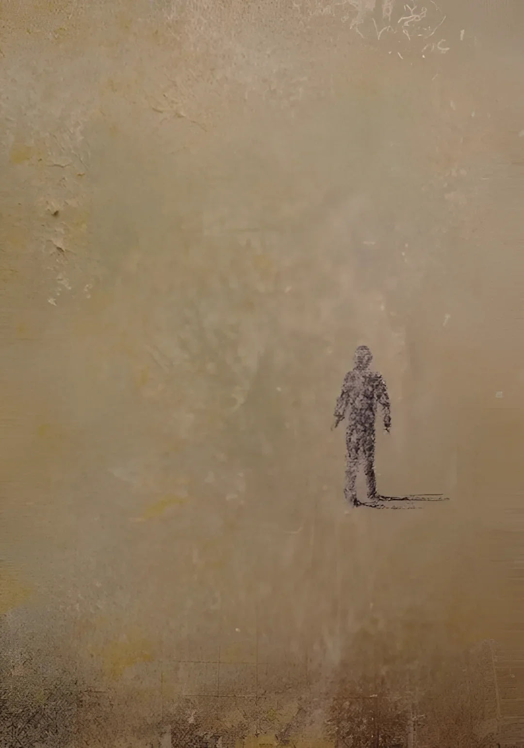 Abstract figure in muted tones from Into The Munro Mist Original Painting