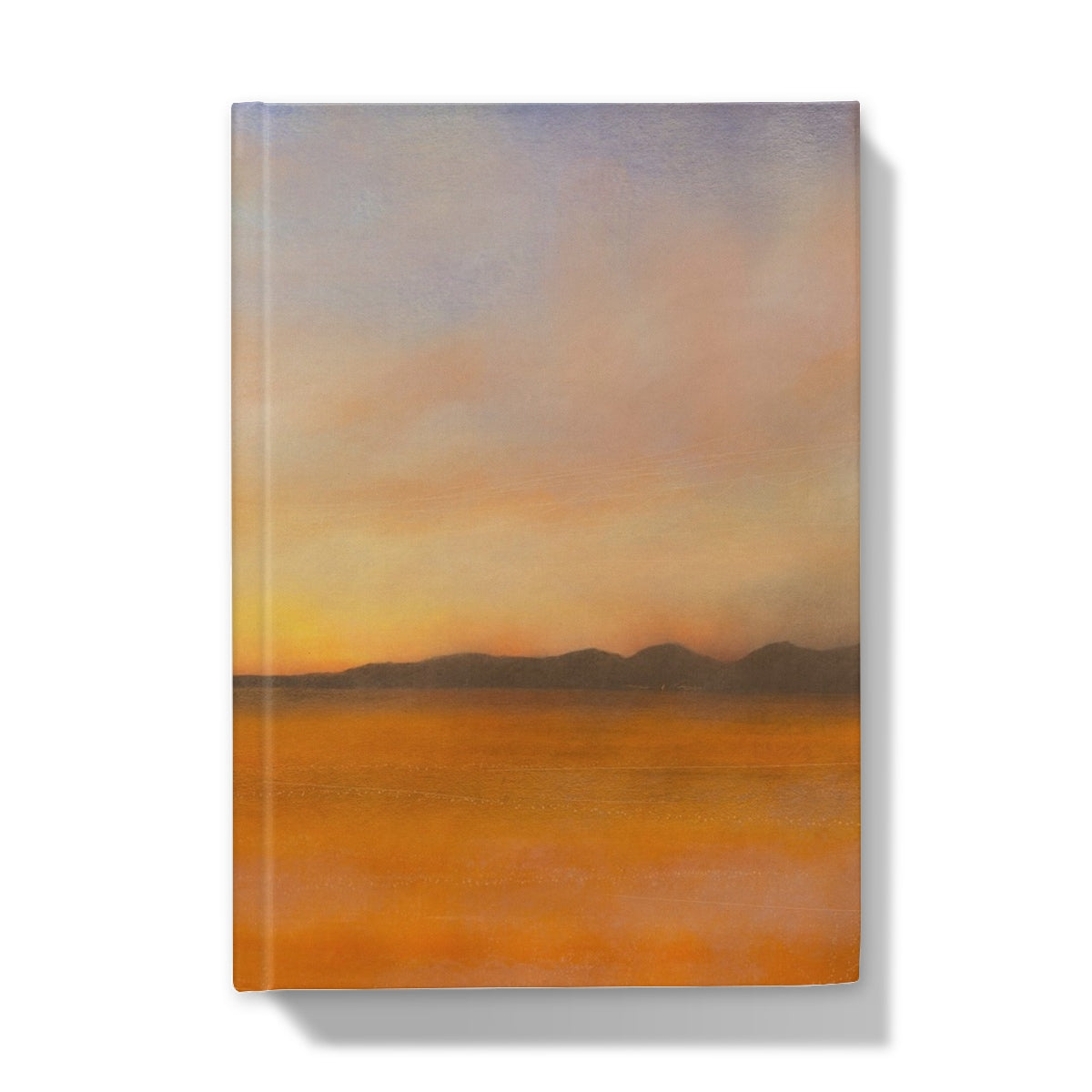 Islay Dawn Art Gifts Hardback Journal-Journals & Notebooks-Hebridean Islands Art Gallery-A4-Lined-Paintings, Prints, Homeware, Art Gifts From Scotland By Scottish Artist Kevin Hunter