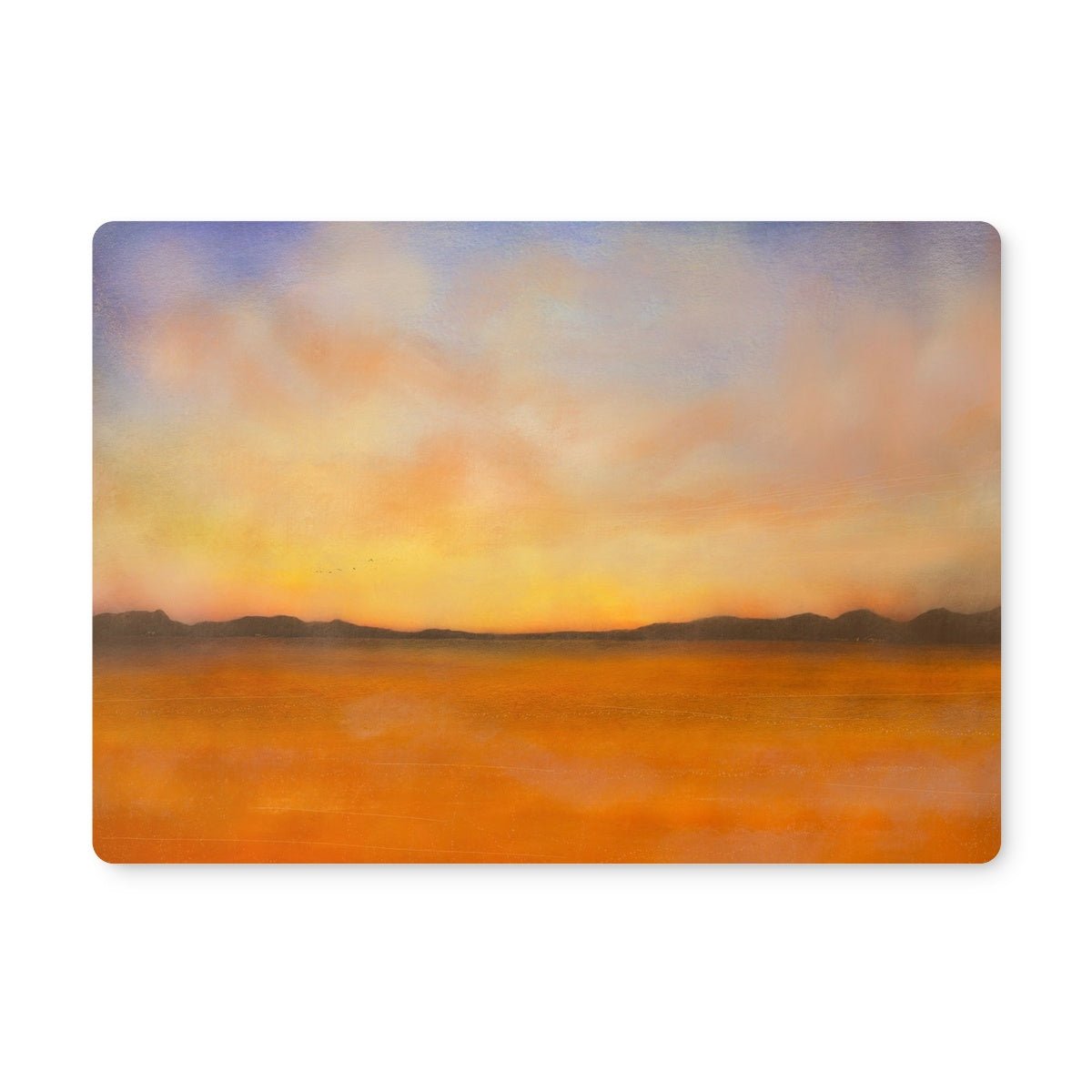 Islay Dawn Art Gifts Placemat-Placemats-Hebridean Islands Art Gallery-Single Placemat-Paintings, Prints, Homeware, Art Gifts From Scotland By Scottish Artist Kevin Hunter