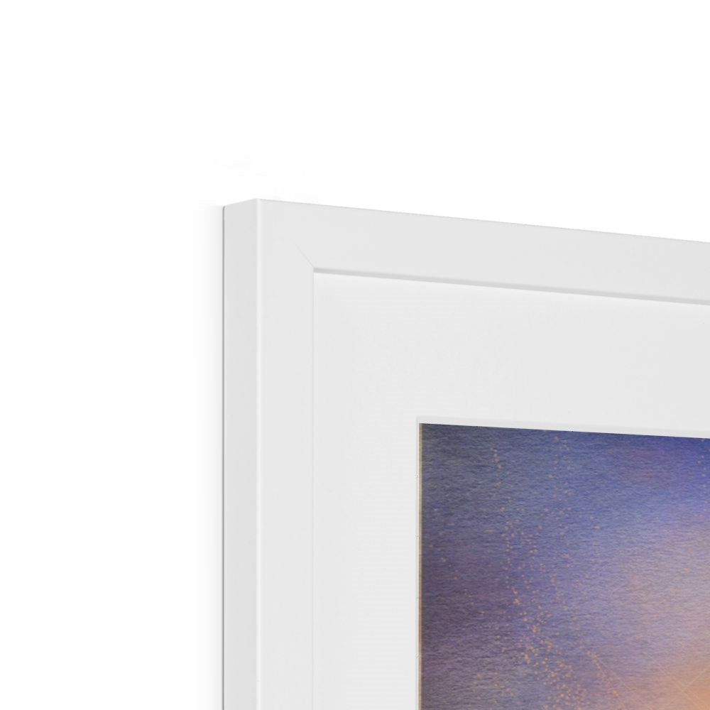 Islay Dawn Art Prints white rectangular frame with matte finish