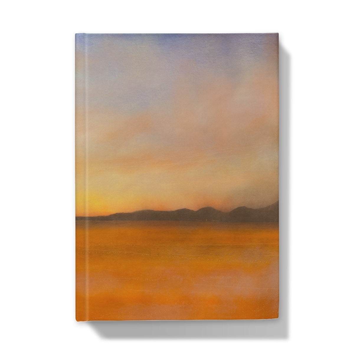 Islay Dawn journal with desert sunset canvas print
