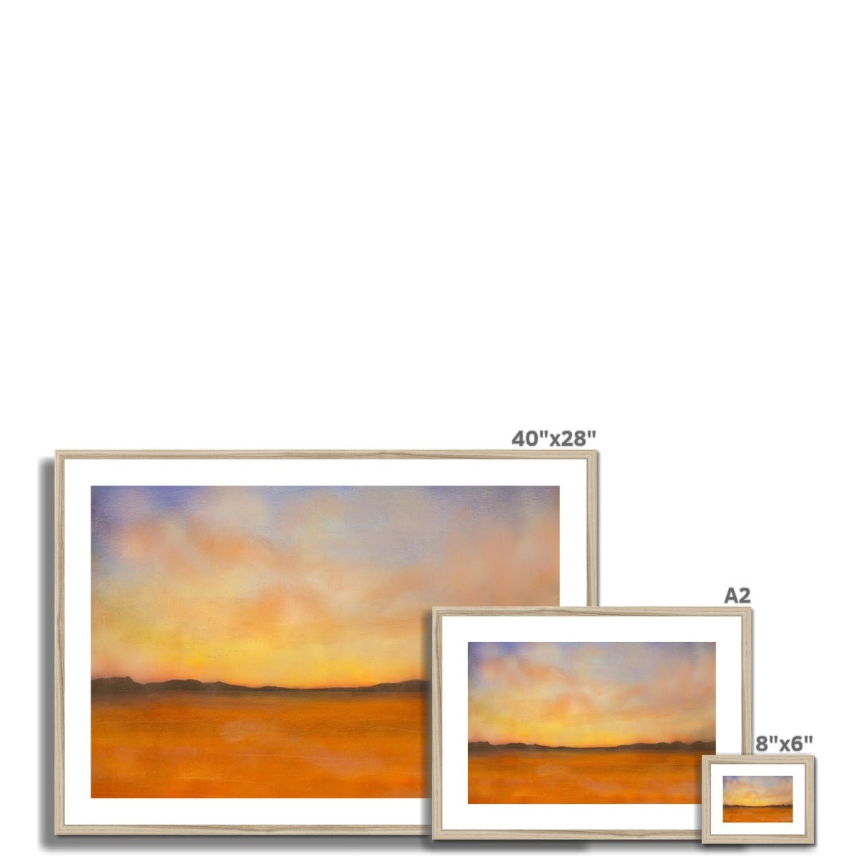Islay Dawn Painting | Framed & Mounted Prints From Scotland-Framed & Mounted Prints-Hebridean Islands Art Gallery-Paintings, Prints, Homeware, Art Gifts From Scotland By Scottish Artist Kevin Hunter
