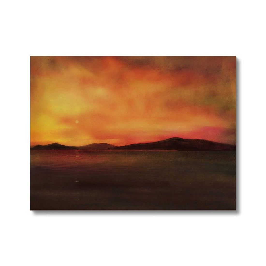 Isle Of Harris Sunset Canvas