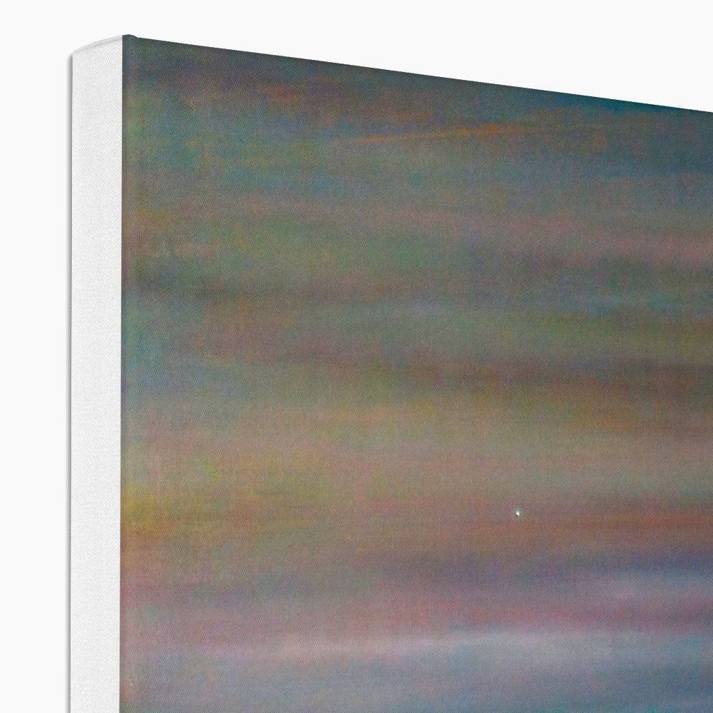Jupiter, Venus & Moon Over River Clyde abstract canvas print