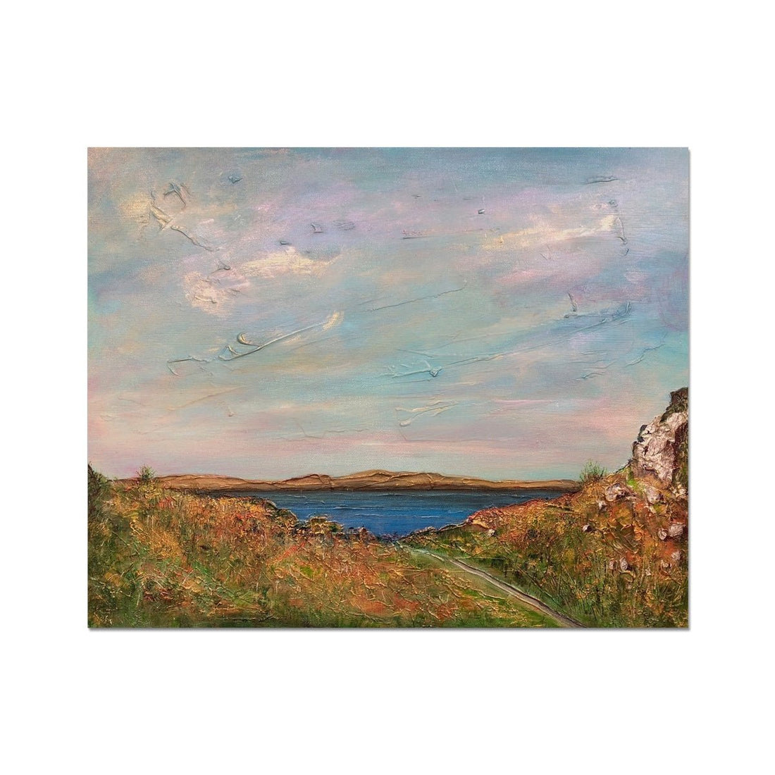 Jura From Crinan Painting | Artist Proof Collector Print | Paintings from Scotland by Scottish Artist Hunter