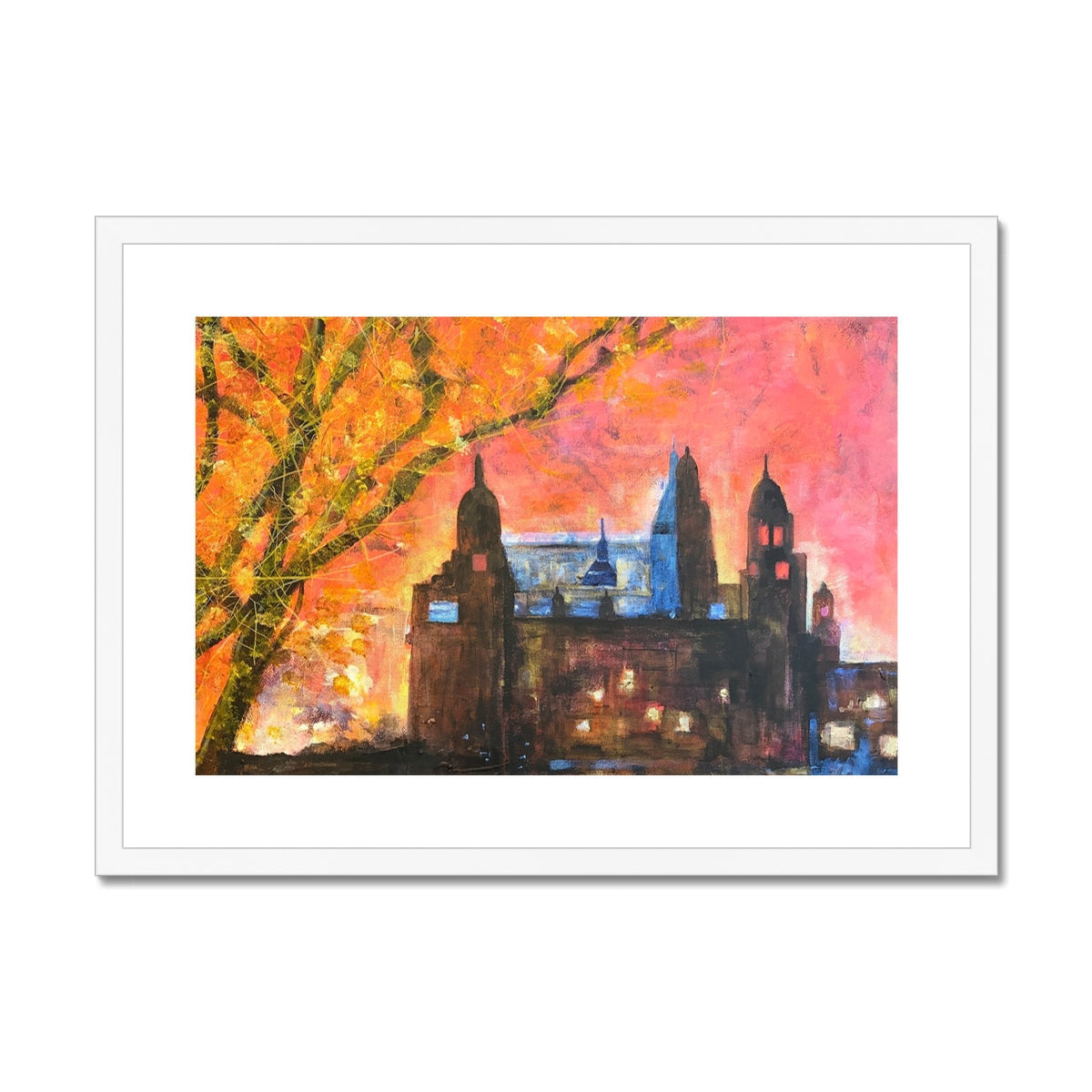 Kelvingrove Art Gallery Dusk Prints - Edinburgh & Glasgow Scotland - Free Shipping Worldwide