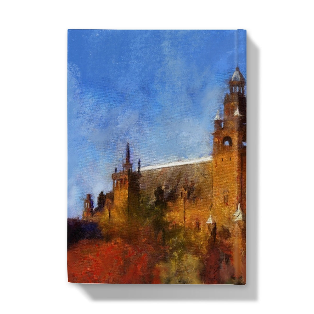 Kelvingrove Art Gallery journal with impressionistic cathedral print