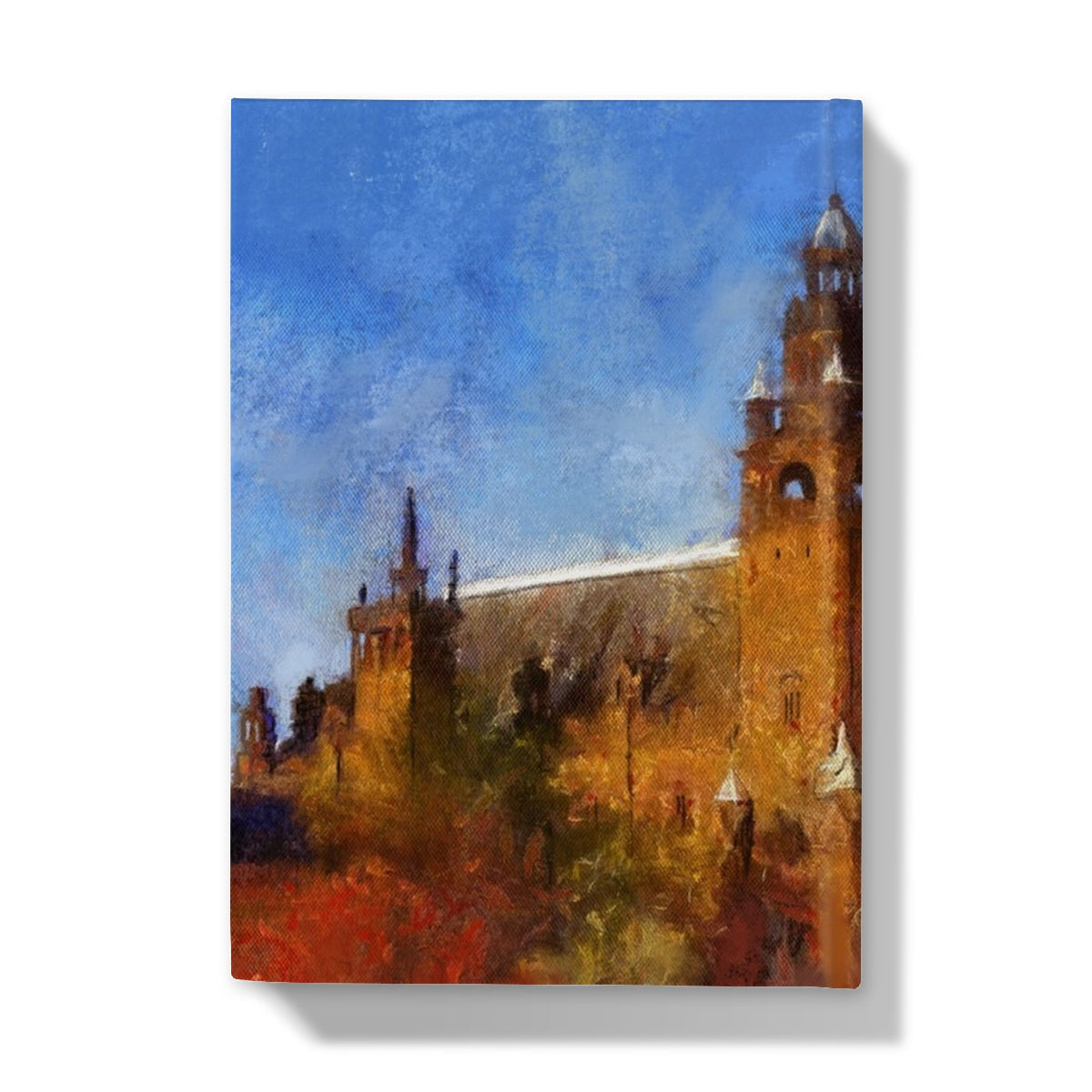Kelvingrove Art Gallery journal with orange-brown cathedral print