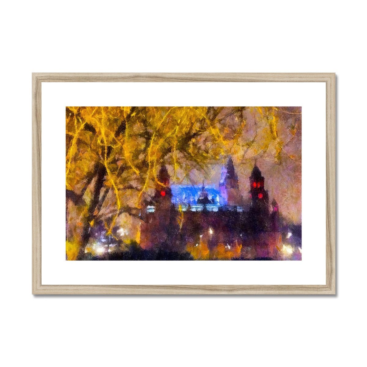 Kelvingrove Nights Painting | Framed & Mounted Prints From Scotland