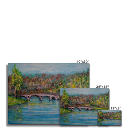 Kenmore Bridge Canvas | Scottish Highlands &amp; Lowlands Art Gallery | Paintings, Prints, Homeware and Art Gifts From Scotland By Scottish Artist Kevin Hunter