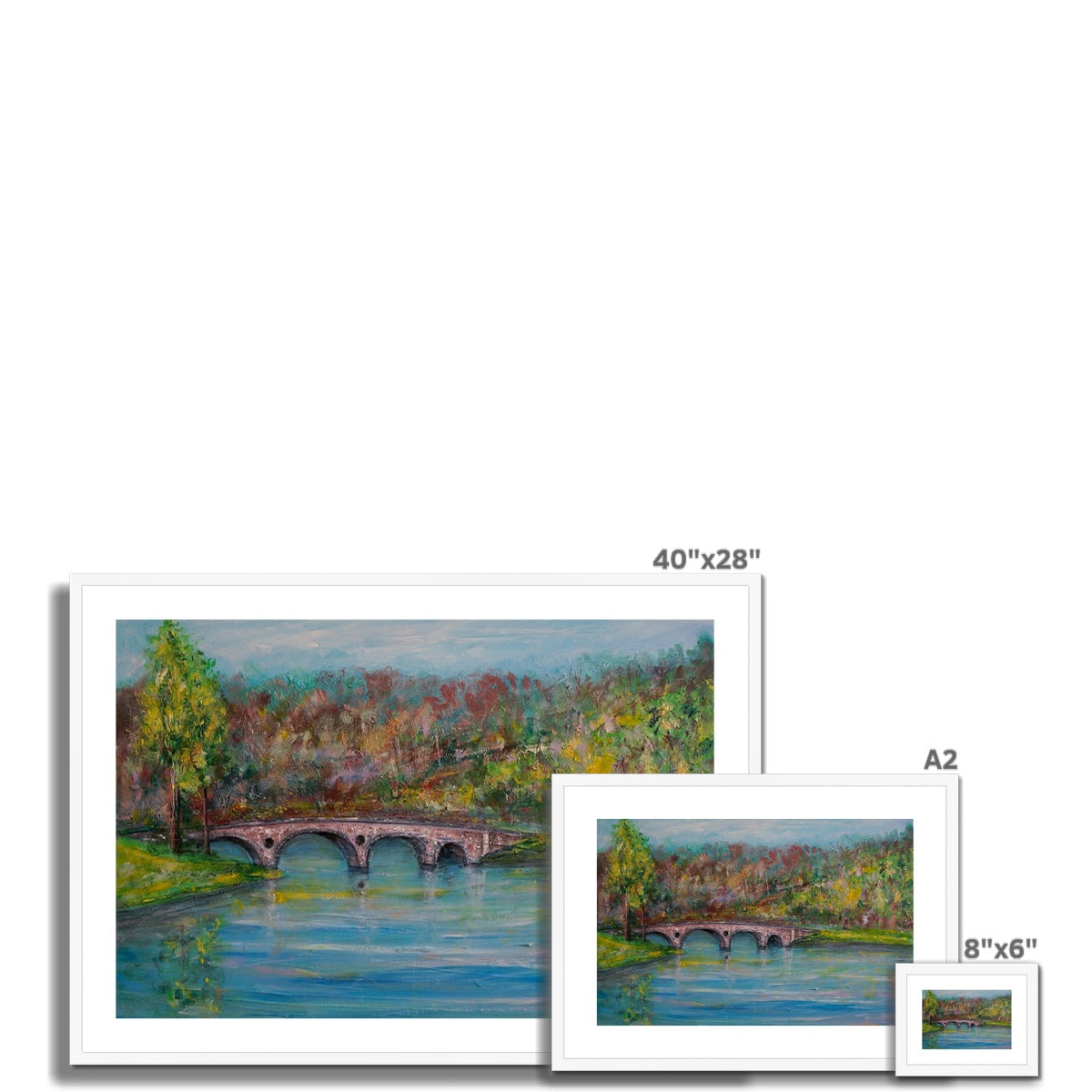 Kenmore Bridge Painting | Framed & Mounted Prints From Scotland