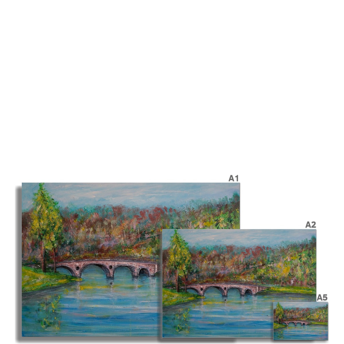 Kenmore Bridge Painting Scotland | Signed Scottish Fine Art Prints