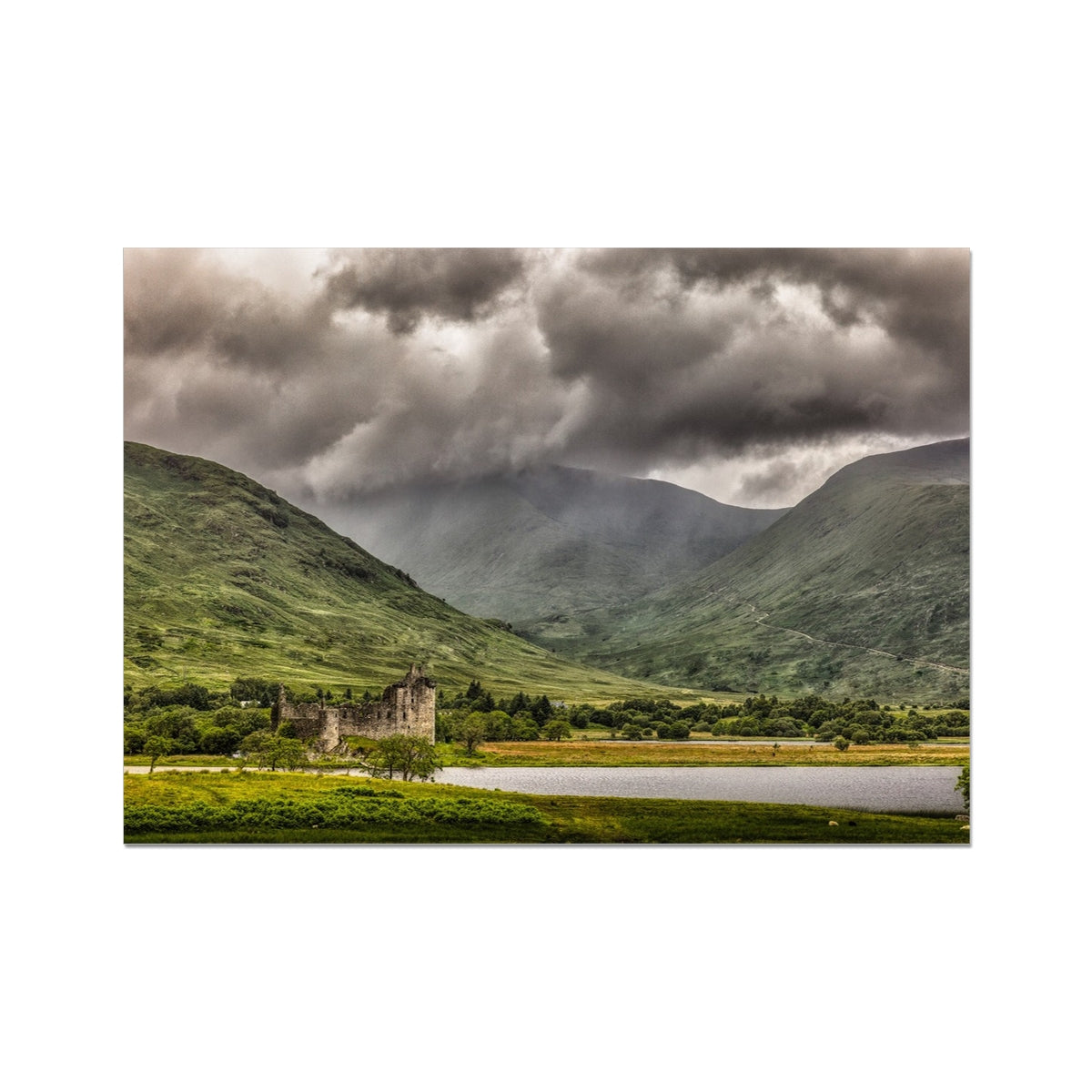 Kilchurn Castle Loch Awe Prints | Historic & Iconic Scotland Art Gallery | Paintings, Prints, Homeware and Art Gifts From Scotland By Scottish Artist Kevin Hunter