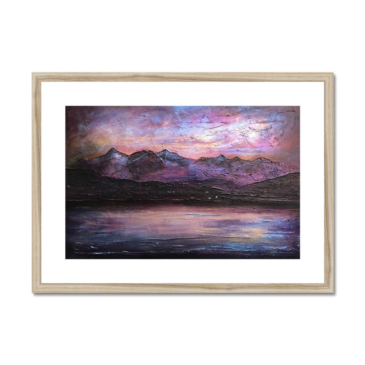 Last Skye Light Painting | Framed &amp; Mounted Prints From Scotland