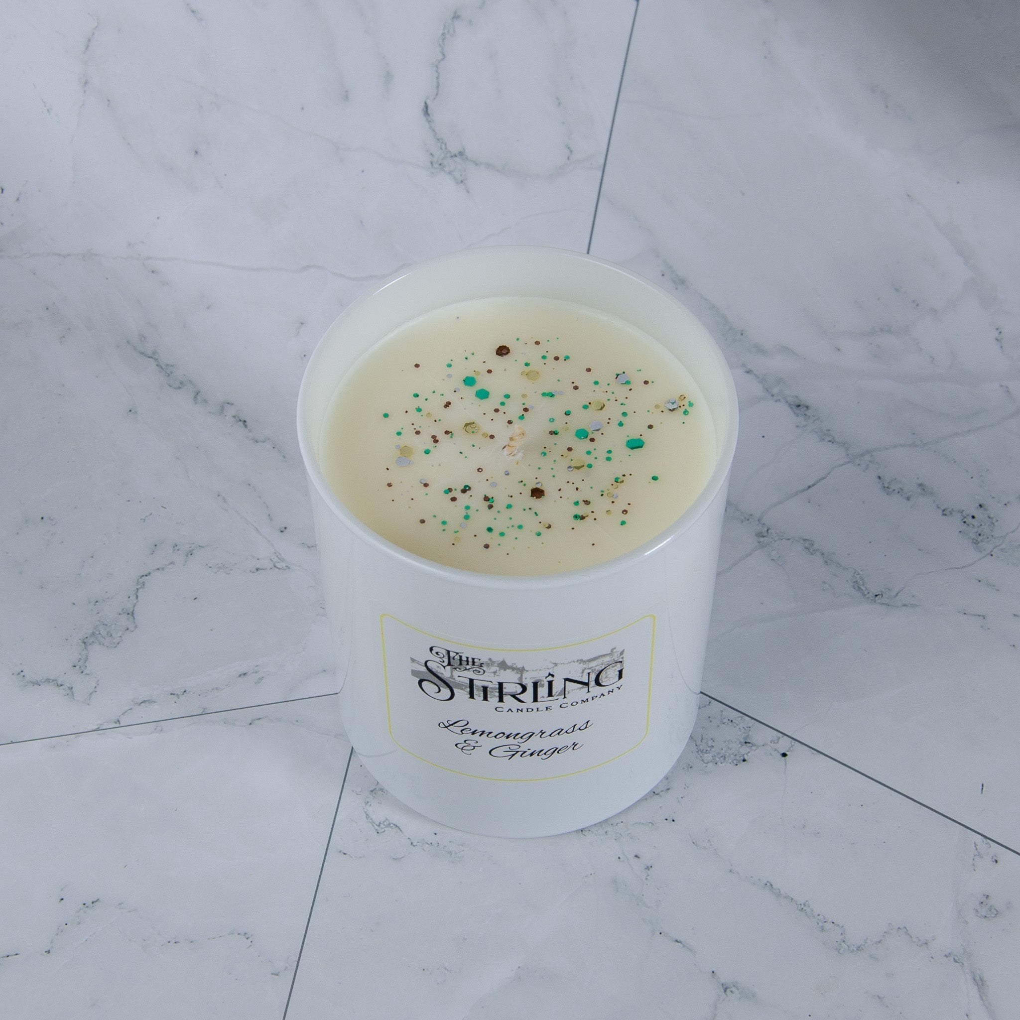 Lemongrass & Ginger large candle from The Stirring Candle Company