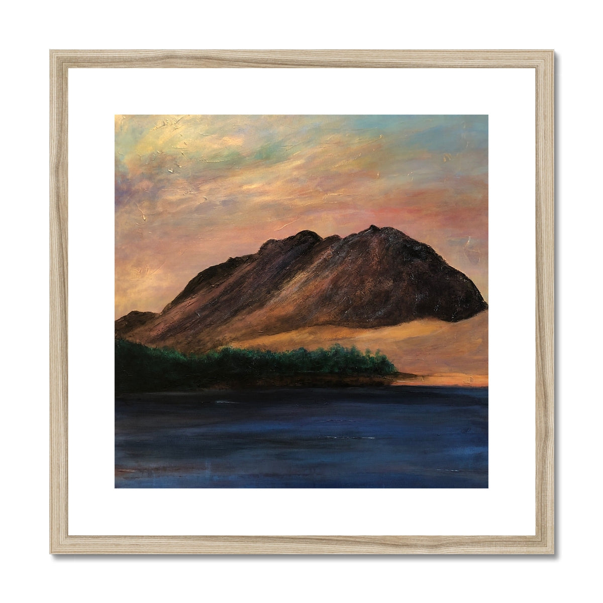 Serene Liathach Glen Torridon mountain landscape art print
