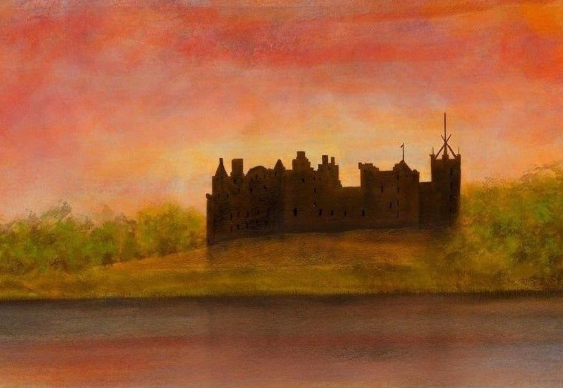 Linlithgow Palace Dusk Art Prints from my Historic & Iconic Art Gallery Collection