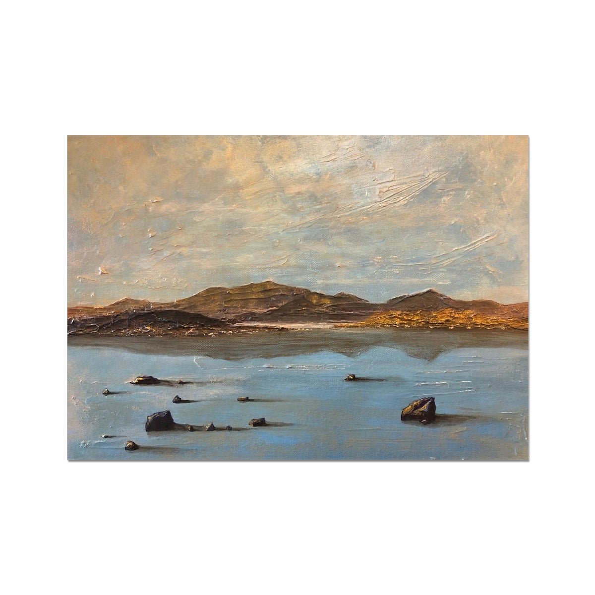 Loch Druidibeg South Uist Painting Scotland | Signed Scottish Fine Art Prints