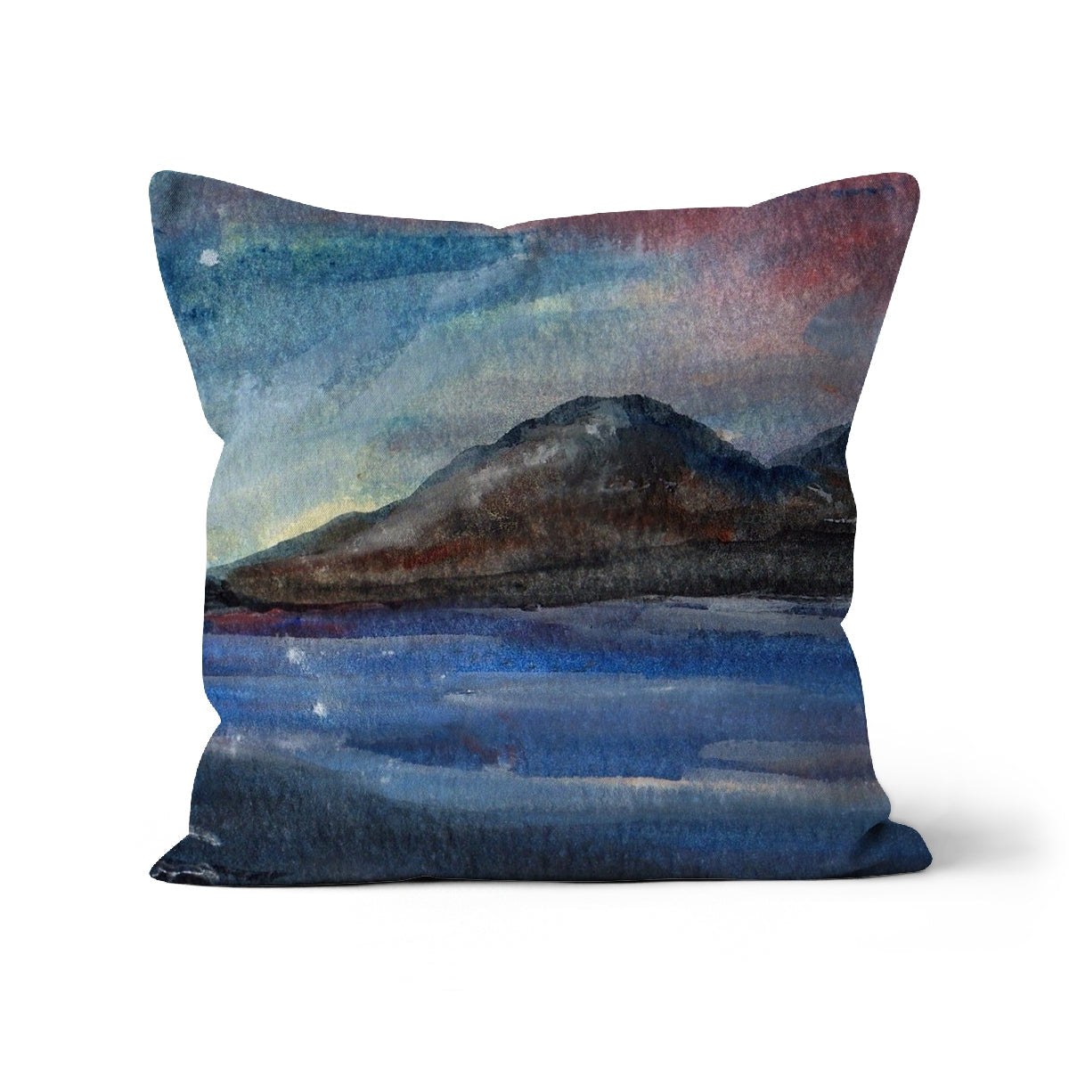 Loch Eck Moonlight Cushion - Lochs & Mountains Art Gallery Scotland - Free Shipping Worldwide