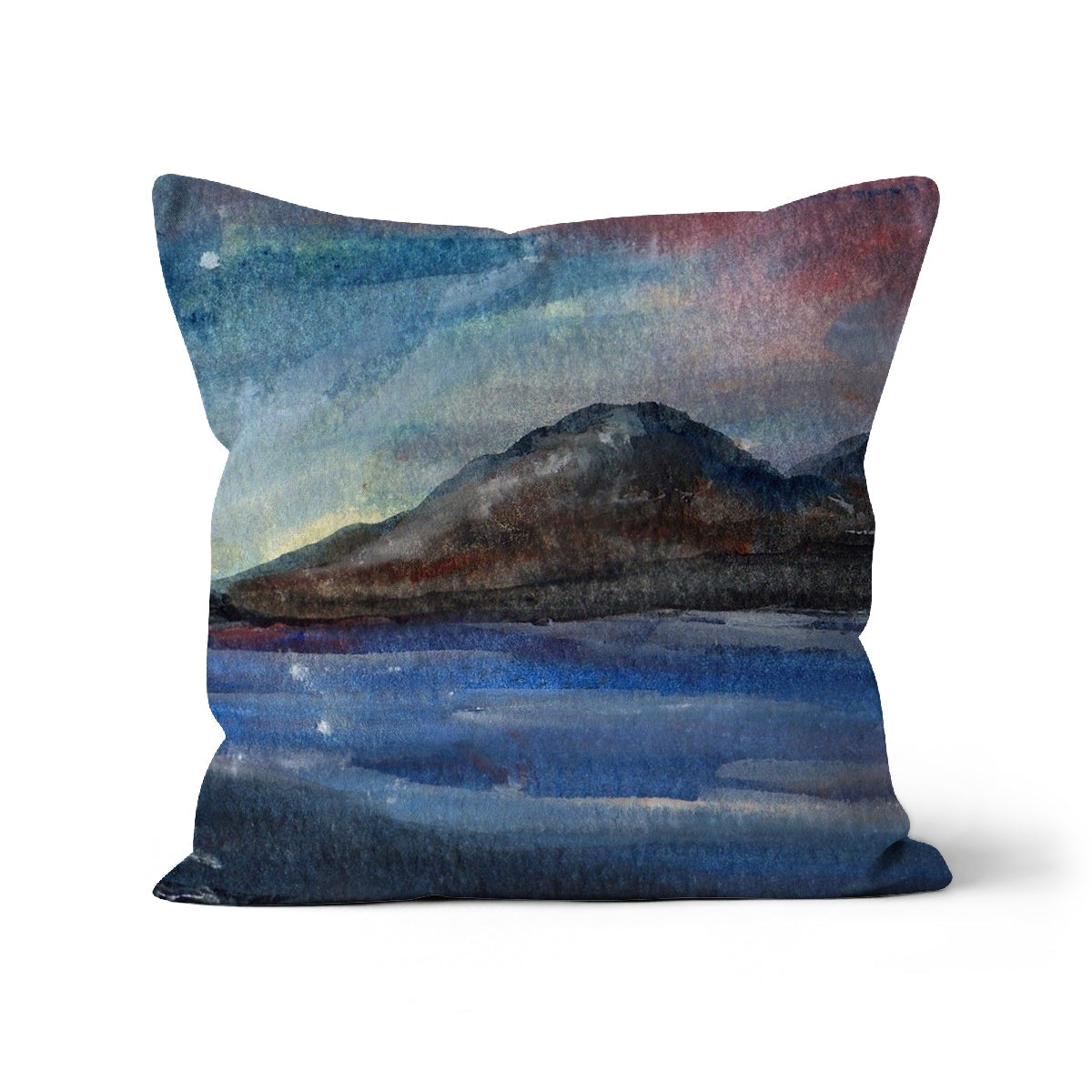 Loch Eck Moonlight Cushion - Lochs & Mountains Art Gallery Scotland - Free Shipping Worldwide