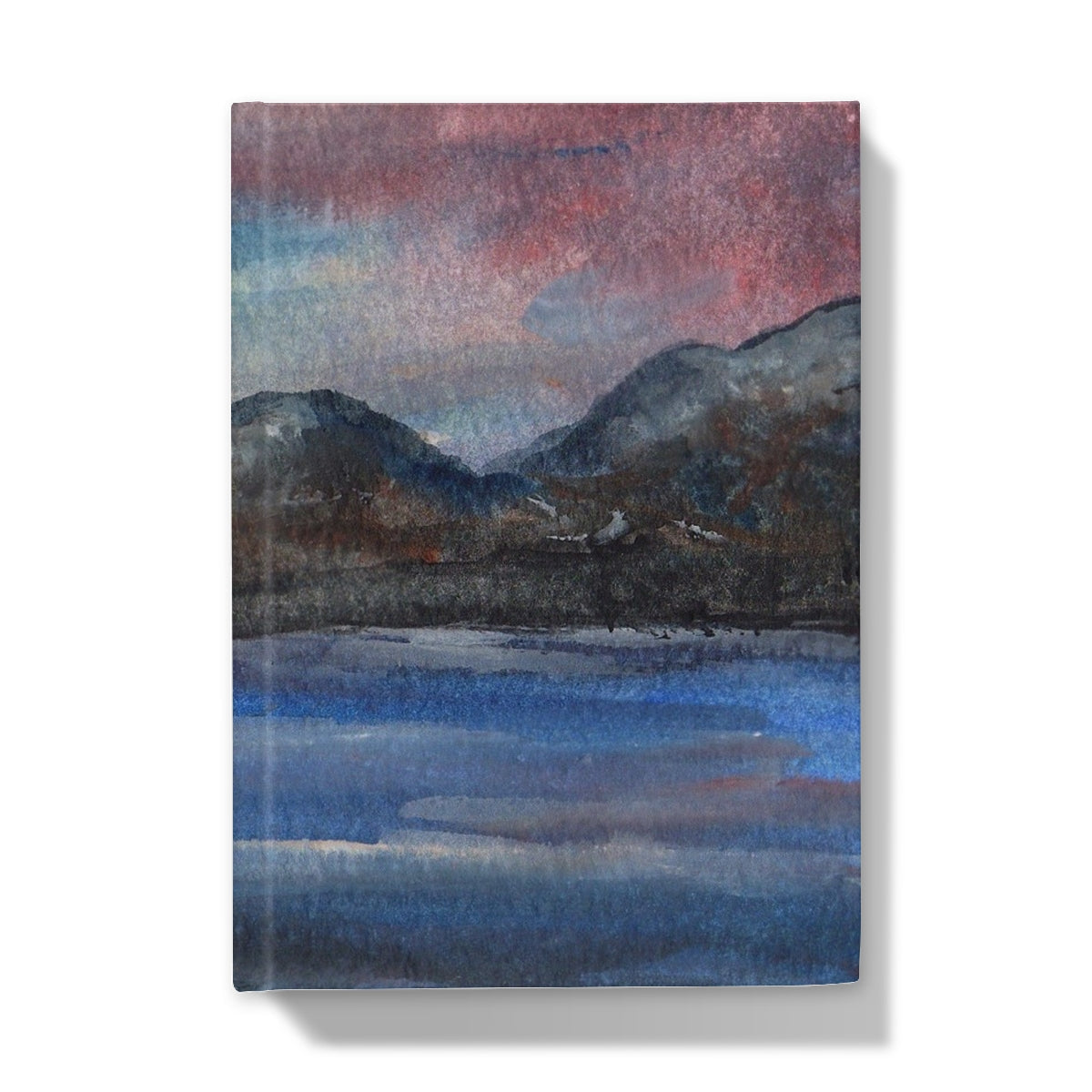 Loch Eck Moonlight Hardback Journal - Lochs & Mountains Art Gallery Scotland - Free Shipping Worldwide