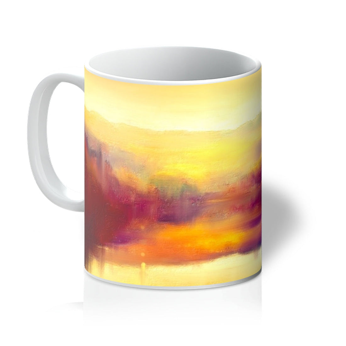 Loch Faskally Dusk Art Gifts Mug | Scottish Lochs &amp; Mountains Art Gallery | Paintings, Prints, Homeware and Art Gifts From Scotland By Scottish Artist Kevin Hunter