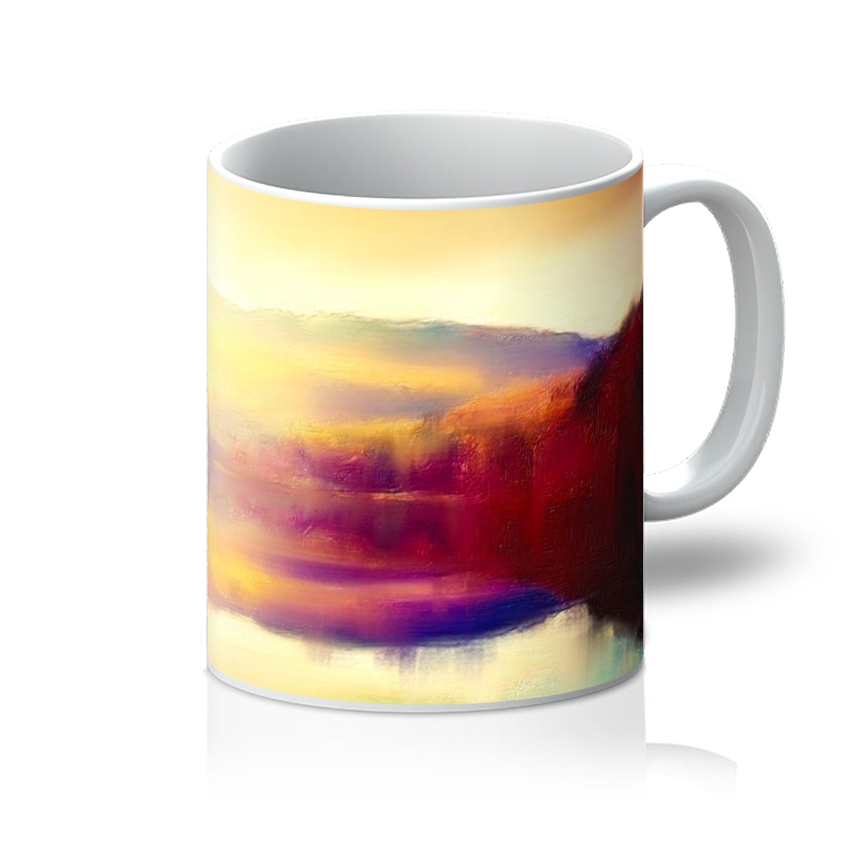 Loch Faskally Dusk Art Gifts Mug | Scottish Lochs & Mountains Art Gallery | Paintings, Prints, Homeware and Art Gifts From Scotland By Scottish Artist Kevin Hunter